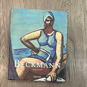 Taschen Beckmann Art Book with Blue and Brown Cover